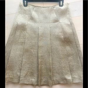 Vintage Pink Tartan A-Line Pleated Skirt Size 4